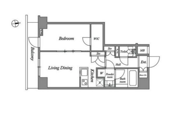 ザ・レジデンス神楽坂I の物件間取画像